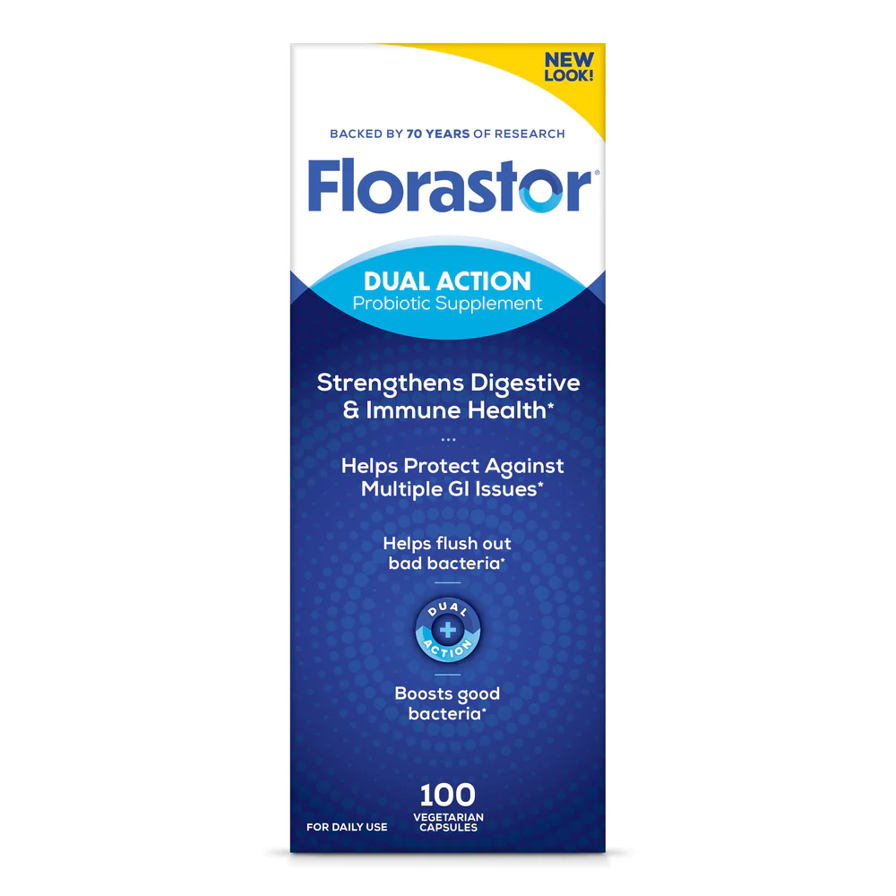 Florastore Dual Action ProbioticSupplement: The Last Probiotic You'lEver Need TM